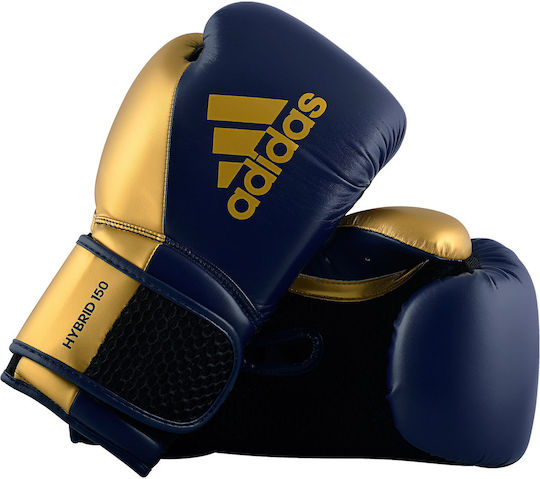 adidas Hybrid Γάντια Πυγμαχίας από Συνθετικό Δέρμα για Αγώνα Χρυσά