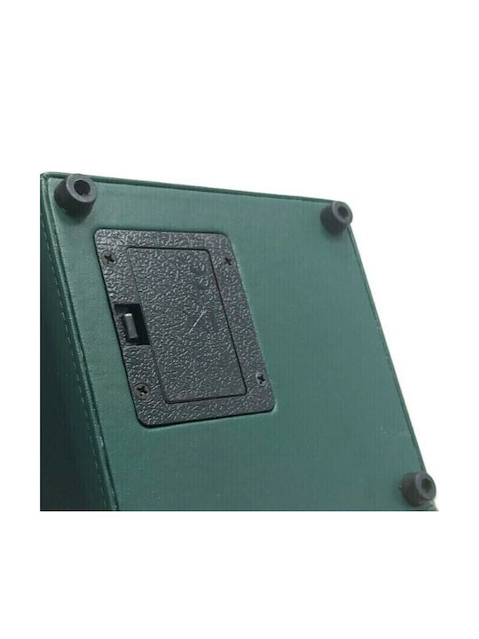 Driklux Κουδιστήρι από Δερματίνη με διάφανο καπάκι για 1 ρολόι σε Πράσινο χρώμα 1041GRF-5-SPU