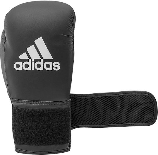 adidas Hybrid 25 Παιδικά Γάντια Πυγμαχίας από Συνθετικό Δέρμα για Αγώνα Μαύρα
