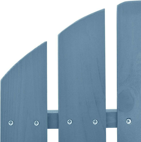 Люлеещ Се Градински Стол Дървен Adirondack Син 70x91.5x92см