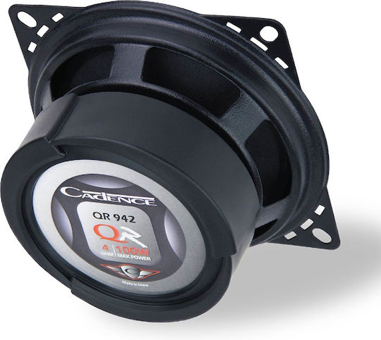 Cadence QR942 Σετ Ηχεία Αυτοκινήτου 4" με 80W RMS (2 Δρόμων)