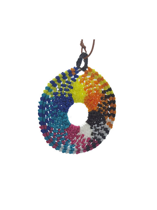 Necklace handmade Macrame Ananna Multicoloured