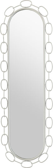 Inart 3-95-465-0003 Καθρέπτης Ολόσωμος Οβάλ Ασημί 116x35cm Inart 3-95-465-0003 Καθρέπτης Ολόσωμος Οβάλ Ασημί 116x35cm