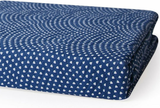 Kentia Milan Подредба Покривало Единично от Полиестер 221 Blue 160x240см 2бр