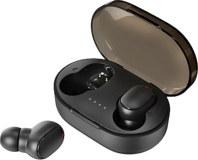 A6R In-ear Bluetooth Handsfree Ακουστικά με Αντοχή στον Ιδρώτα και Θήκη Φόρτισης Μαύρα