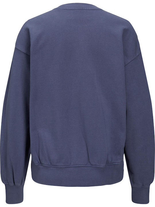 Long Women's Sweatshirt Navy Blue