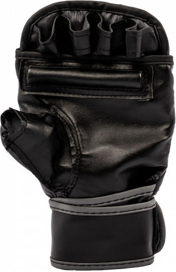 Everlast Wristwrap Heavy Bag 4301 Synthetic Leather MMA Gloves Black