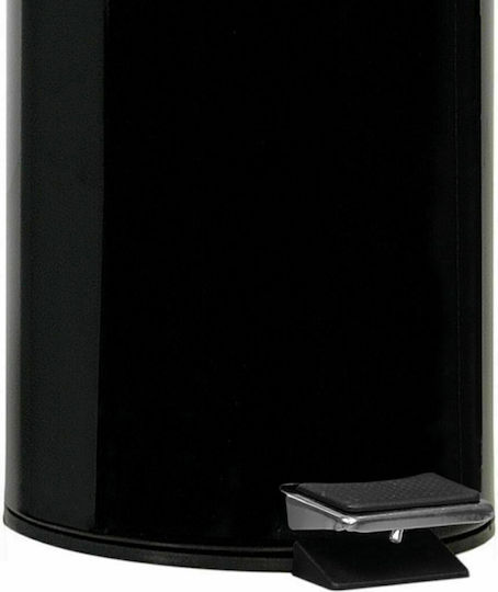 Andrea House Metallic Bathroom Basket 3lt Black