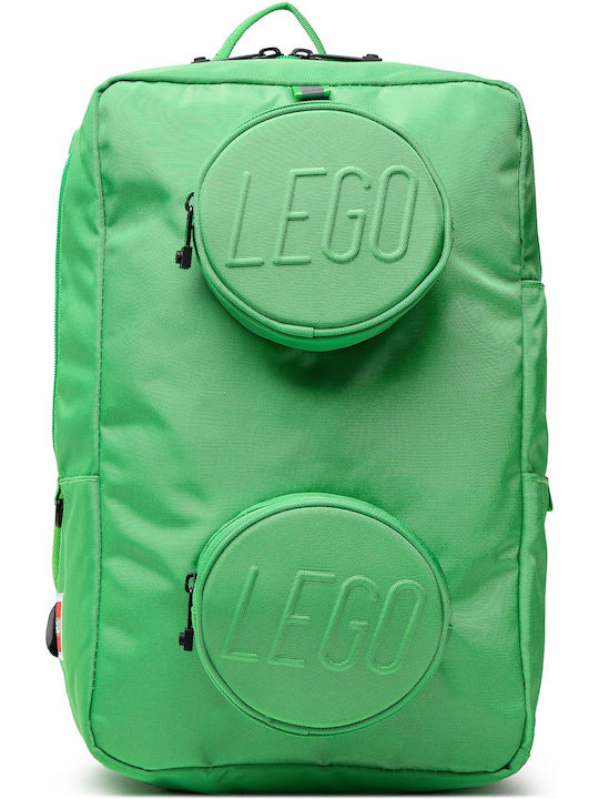 Lego Brick 1x2 Green School Bag Backpack Elementary, Elementary in Green color 18lt