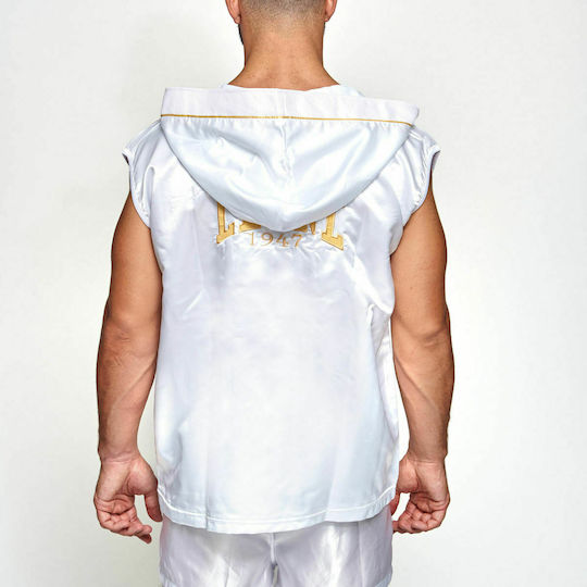 Leone Premium Boxing Gown Halate Accesorii de box Alb White
