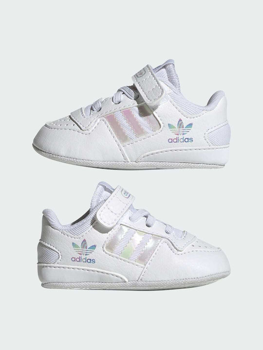 adidas Soft Sole Baby Sneakers White Forum Low