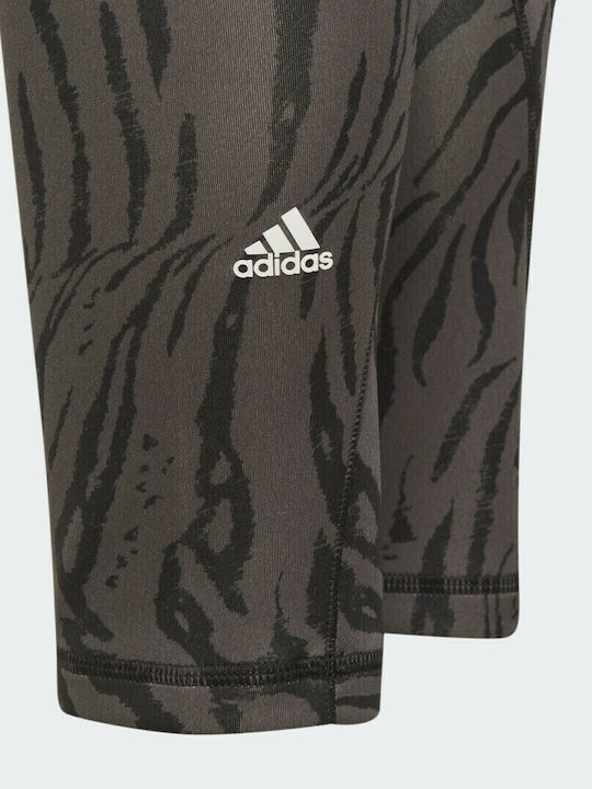 Kids Legging Sports Long Gray Optime Aeroready
