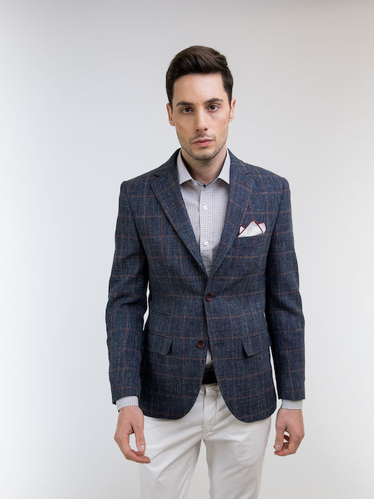 Plaid jacket S8701/901 Slim Fit