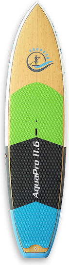 Aquacenter Aqua Pro Sup 11.6 Bamboo Σανίδα SUP με Μήκος 3.5m Πολύχρωμη
