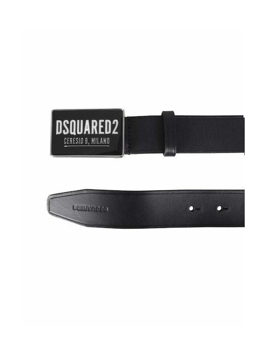 Dsquared2 Men's Leather Belt Black