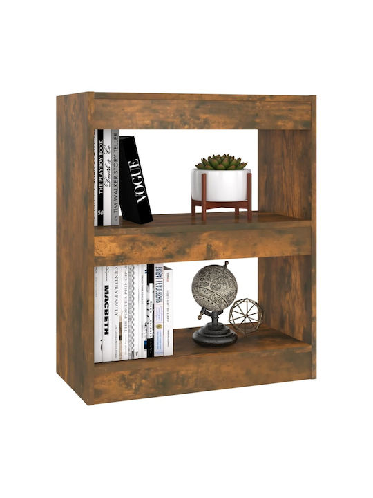 Bibliothek Rauchige Eiche 60x30x72cm