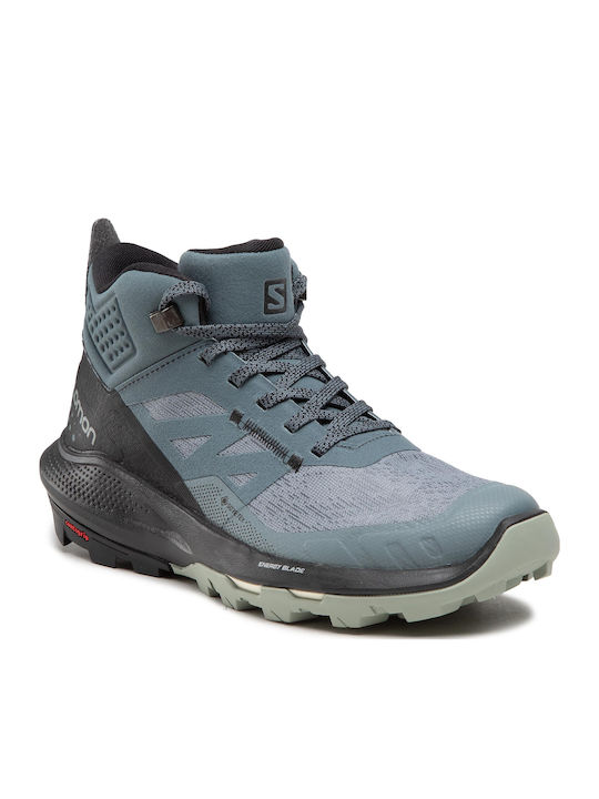 Salomon Outpulse Women's Hiking Boots Waterproof with Gore-Tex Membrane Stormy Weather Black