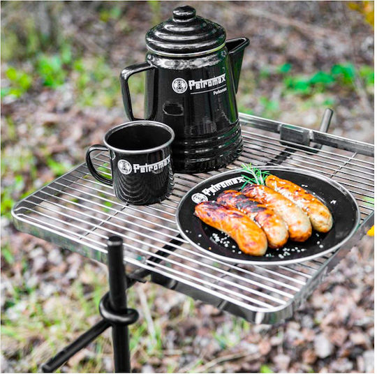 Petromax Plate Shallow Emaye Black 2pcs