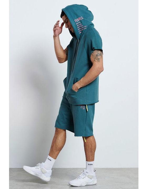 Sportliche Herrenshorts Tattoo Green