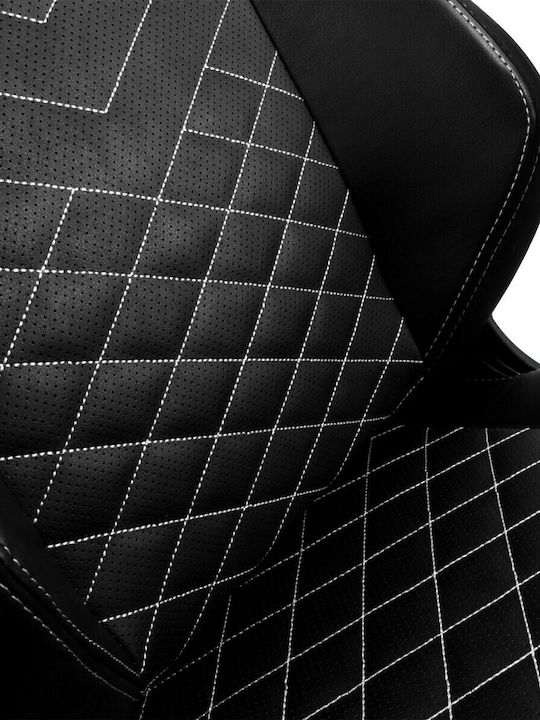 Noblechairs Hero Καρέκλα Gaming Δερματίνης με Ρυθμιζόμενα Μπράτσα Black/Platinum-White