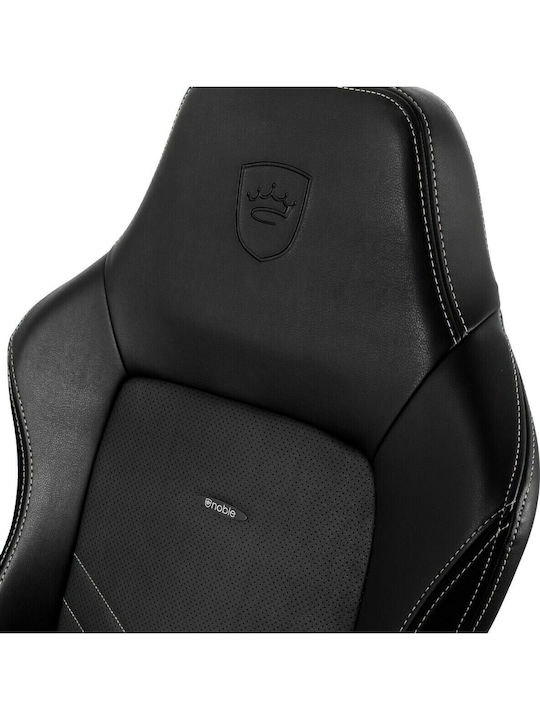 Noblechairs Hero Καρέκλα Gaming Δερματίνης με Ρυθμιζόμενα Μπράτσα Black/Platinum-White