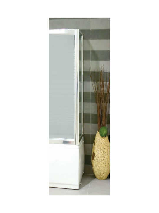 Karag SN-10 Σταθερό Πλαϊνό Μπανιέρας 80x148cm Clear Glass