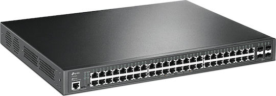 TP-LINK TL-SG3452P v2 Managed L2 PoE+ Switch με 48 Θύρες Gigabit (1Gbps) Ethernet και 4 SFP Θύρες