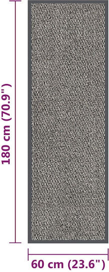 vidaXL Entrance Mat Carpet with Anti-slip Backing Open Café 60x180cm