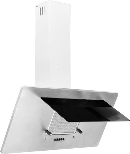 vidaXL Каминен аспиратор 90см Inox