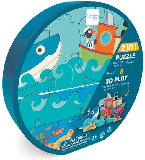 Kids Puzzle Ocean for 3+ years+ Years 30pcs Scratch Europe