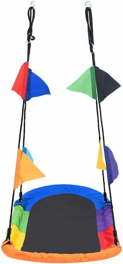 vidaXL Fabric Hanging Swing Nest 70x165cm Multicolour