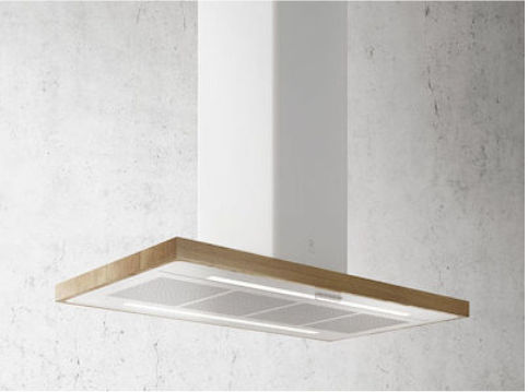 Elica Bio Island WH/A/120X53 Rovere Insulă Hotă 120cm Alb