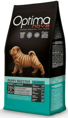 Optimanova Puppy Digestive 12kg Ξηρά Τροφή χωρίς Σιτηρά για Κουτάβια με Πατάτες