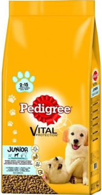 Pedigree Vital Protection 2kg Dry Food for Puppies of Medium Breeds with and with Rice / Chicken