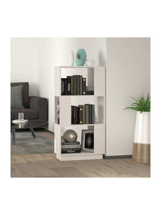 Bookcase White 51x25x101cm