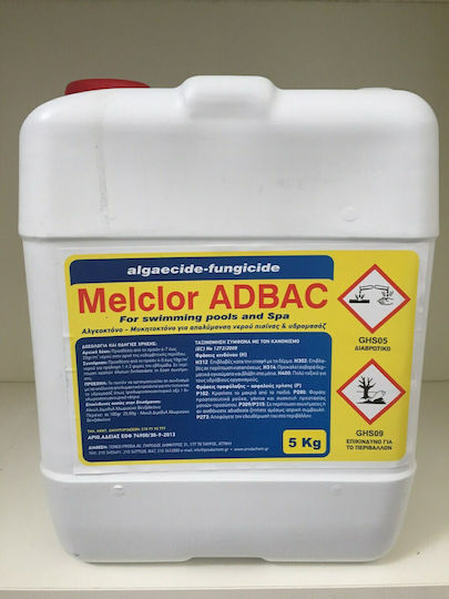 Melclor Adbac Pool Algaecide Αλγοκτόνο Υγρό 5kg 5kg
