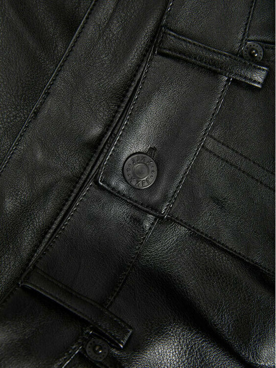 Damen Stoff Hose Schwarz