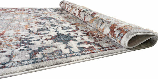 Polcarpet 5088 Modern Bedroom Rugs Set Mystic Kilvana Silver / Rose 3pcs