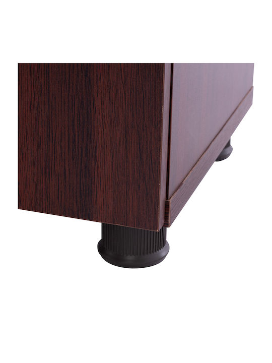 Kabinett Büro Vance mit Schloss Wenge 80x38x118.5cm