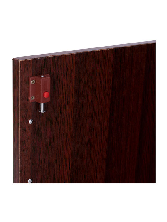 Kabinett Büro Vance mit Schloss Wenge 80x38x118.5cm