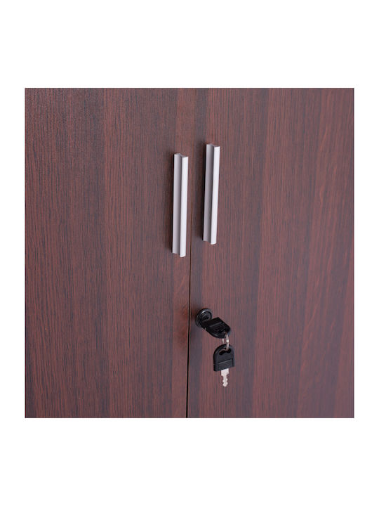 Kabinett Büro Vance mit Schloss Wenge 80x38x118.5cm