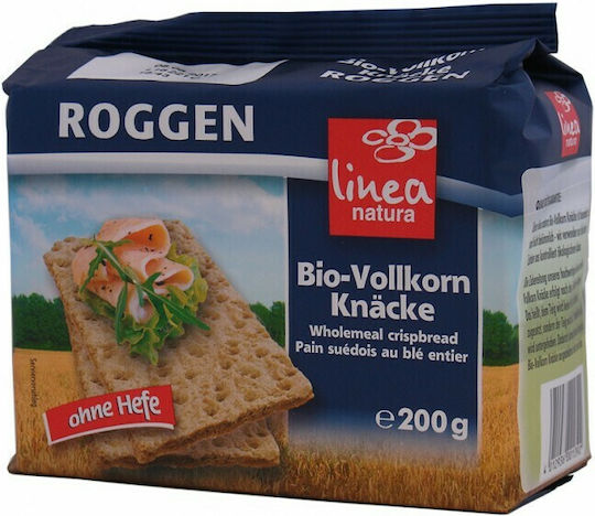 linea natura Organic Crackers Rye without Yeast 200gr