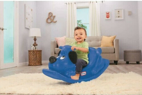 Little Tikes Plastic Toy Dog for 12+ months with Max Load Capacity 22kg Blue
