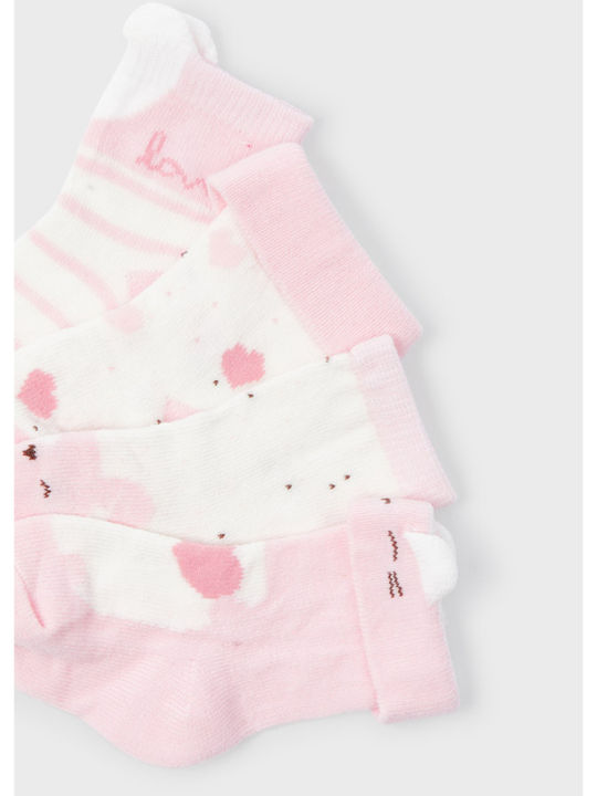 Mayoral Kids' Socks Knee-High Pink 4 Pairs