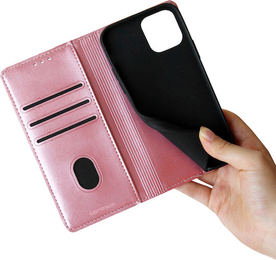 Sonique Vintage Wallet Δερματίνης Ροζ Χρυσό (Realme GT Master)