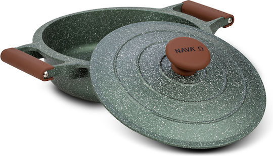 Nava Ωmega Ρηχή Κατσαρόλα από Χυτό Αλουμίνιο 3.7lt / 26cm