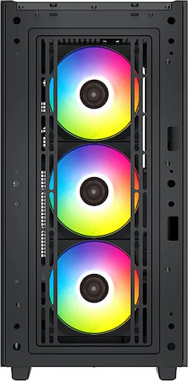 Deepcool CK560 Геймърско Midi Tower Компютърна Кутия със Страничен Прозорец Черна