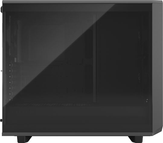 Fractal Design Meshify 2 Light Tempered Glass Gaming Midi-Turm Computergehäuse mit Seitenfenster Grau