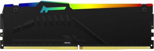 Kingston Fury Beast RGB DDR5 με Module 1x16GB και Ταχύτητα 5200 για Desktop