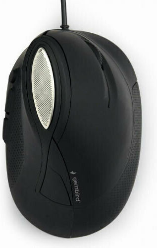 Gembird MUS-ERGO-03 Verkabelt Ergonomisch Vertikal Maus Space Gray